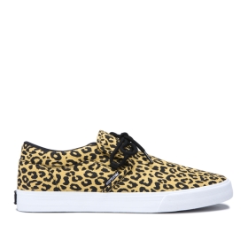 Supra Mens CUBA Low Top Shoes Animal/black | US-82466